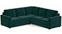 Apollo Sofa Set (Fabric Sofa Material, Regular Sofa Size, Malibu, Soft Cushion Type, Corner Sofa Type, Corner Master Sofa Component) by Urban Ladder