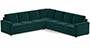 Apollo Sofa Set (Fabric Sofa Material, Regular Sofa Size, Malibu, Soft Cushion Type, Corner Sofa Type, Corner Master Sofa Component) by Urban Ladder