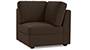 Apollo Sofa Set (Mocha, Fabric Sofa Material, Regular Sofa Size, Firm Cushion Type, Corner Sofa Type, Corner Sofa Component) by Urban Ladder