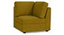 Apollo Sofa Set (Olive Green, Fabric Sofa Material, Regular Sofa Size, Firm Cushion Type, Corner Sofa Type, Corner Sofa Component) by Urban Ladder