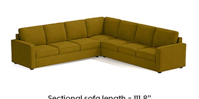 Apollo Sofa Set (Olive Green, Fabric Sofa Material, Regular Sofa Size, Soft Cushion Type, Corner Sofa Type, Corner Master Sofa Component, Regular Back Type, Regular Back Height)