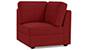 Apollo Sofa Set (Fabric Sofa Material, Regular Sofa Size, Soft Cushion Type, Corner Sofa Type, Corner Sofa Component, Salsa Red) by Urban Ladder