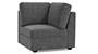 Apollo Sofa Set (Smoke, Fabric Sofa Material, Regular Sofa Size, Soft Cushion Type, Corner Sofa Type, Corner Sofa Component, Regular Back Type, Regular Back Height) by Urban Ladder - - 191396