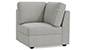Apollo Sofa Set (Fabric Sofa Material, Regular Sofa Size, Soft Cushion Type, Corner Sofa Type, Corner Sofa Component, Vapour Grey, Regular Back Type, Regular Back Height) by Urban Ladder - - 191540