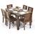 Arabia capra 6 seat dining table set teak finish img 0688 9799 lp
