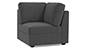 Apollo Sofa Set (Steel, Fabric Sofa Material, Compact Sofa Size, Firm Cushion Type, Corner Sofa Type, Corner Sofa Component) by Urban Ladder