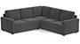 Apollo Sofa Set (Steel, Fabric Sofa Material, Compact Sofa Size, Firm Cushion Type, Corner Sofa Type, Corner Master Sofa Component) by Urban Ladder