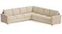 Apollo Sofa Set (Pearl, Fabric Sofa Material, Compact Sofa Size, Firm Cushion Type, Corner Sofa Type, Corner Master Sofa Component) by Urban Ladder