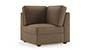Apollo Sofa Set (Dune, Fabric Sofa Material, Regular Sofa Size, Soft Cushion Type, Corner Sofa Type, Corner Sofa Component, Regular Back Type, Regular Back Height) by Urban Ladder - - 193183
