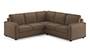 Apollo Sofa Set (Dune, Fabric Sofa Material, Regular Sofa Size, Soft Cushion Type, Corner Sofa Type, Corner Master Sofa Component, Regular Back Type, Regular Back Height) by Urban Ladder - - 193184