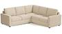 Apollo Sofa Set (Pearl, Fabric Sofa Material, Regular Sofa Size, Firm Cushion Type, Corner Sofa Type, Corner Master Sofa Component) by Urban Ladder