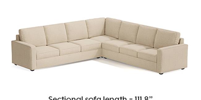 Apollo Sofa Set (Pearl, Fabric Sofa Material, Regular Sofa Size, Soft Cushion Type, Corner Sofa Type, Corner Master Sofa Component, Regular Back Type, Regular Back Height)