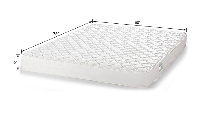 Dreamlite Bonnel Spring Mattress (Queen Mattress Type, 78 x 60 in (Standard) Mattress Size, 6 in Mattress Thickness (in Inches)) by Urban Ladder - - 193641