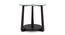 Jones Glass Top Side Table (Mahogany Finish) by Urban Ladder - Cross View Design 1 - 195045