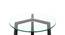 Jones Glass Top Side Table (Mahogany Finish) by Urban Ladder - Design 1 Top Image - 195046