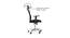 Austen - Venturi Study Set (Two-Tone Finish, Carbon Black) by Urban Ladder - Front View Design 2 - 195132