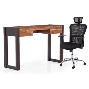 Study Home Office Tables In Vadodara Design Austen - Venturi Study Set (Two-Tone Finish, Carbon Black)