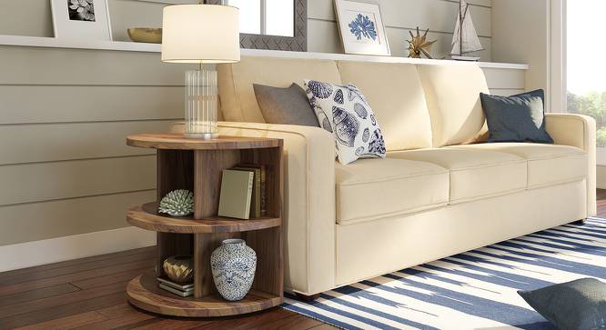 Newton Side Table (Teak Finish) by Urban Ladder - Design 1 Full View - 195569