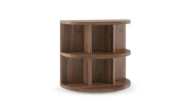 Newton Side Table (Teak Finish) by Urban Ladder - Front View Design 1 - 195570