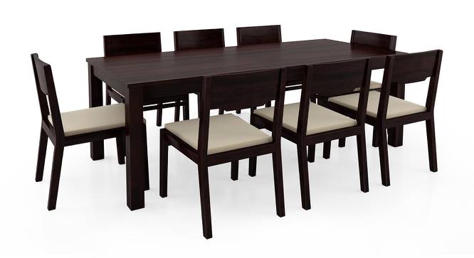 Arabia XXL - Kerry 8 Seater Dining Table Set (Mahogany Finish, Wheat Brown) by Urban Ladder - Front View Design 1 - 196384