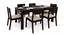 Brighton Large - Kerry 6 Seater Dining Table Set (Mahogany Finish, Wheat Brown) by Urban Ladder - Design 1 Half View - 196426