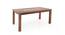 Brighton Large - Kerry 6 Seater Dining Table Set (Teak Finish, Wheat Brown) by Urban Ladder