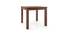 Arabia Storage - Kerry 4 Seater Dining Table Set (Teak Finish, Burnt Orange) by Urban Ladder
