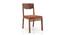 Arabia Storage - Kerry 4 Seater Dining Table Set (Teak Finish, Burnt Orange) by Urban Ladder