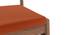 Arabia Storage - Kerry 4 Seater Dining Table Set (Teak Finish, Burnt Orange) by Urban Ladder