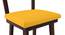 Homer Bar Stool - Set Of 2 (Walnut Finish, Yellow) by Urban Ladder - Design 1 Top Image - 197107