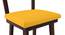 Homer Bar Stool (Walnut Finish, Yellow) by Urban Ladder - Design 1 Top Image - 197119