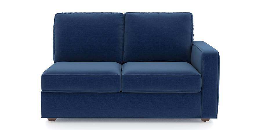 Apollo Sofa Set (Cobalt, Fabric Sofa Material, Compact Sofa Size, Soft Cushion Type, Sectional Sofa Type, Left Aligned 2 Seater Sofa Component, Regular Back Type, Regular Back Height) by Urban Ladder - Design 1 - 197482