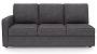 Apollo Sofa Set (Steel, Fabric Sofa Material, Compact Sofa Size, Firm Cushion Type, Sectional Sofa Type, Right Aligned 3 Seater Sofa Component) by Urban Ladder