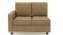 Apollo Sofa Set (Fabric Sofa Material, Compact Sofa Size, Soft Cushion Type, Sectional Sofa Type, Right Aligned 2 Seater Sofa Component, Fawn Velvet, Regular Back Type, Regular Back Height) by Urban Ladder - Design 1 - 197902