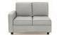 Apollo Sofa Set (Fabric Sofa Material, Compact Sofa Size, Soft Cushion Type, Sectional Sofa Type, Right Aligned 2 Seater Sofa Component, Vapour Grey, Regular Back Type, Regular Back Height) by Urban Ladder - Design 1 - 198174