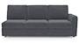 Apollo Sofa Set (Fabric Sofa Material, Regular Sofa Size, Soft Cushion Type, Sectional Sofa Type, Left Aligned 3 Seater Sofa Component, Ash Grey Velvet, Regular Back Type, Regular Back Height) by Urban Ladder - Design 1 - 198180