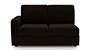 Apollo Sofa Set (Dark Earth, Fabric Sofa Material, Regular Sofa Size, Soft Cushion Type, Sectional Sofa Type, Right Aligned 2 Seater Sofa Component, Regular Back Type, Regular Back Height) by Urban Ladder - Design 1 - 198222