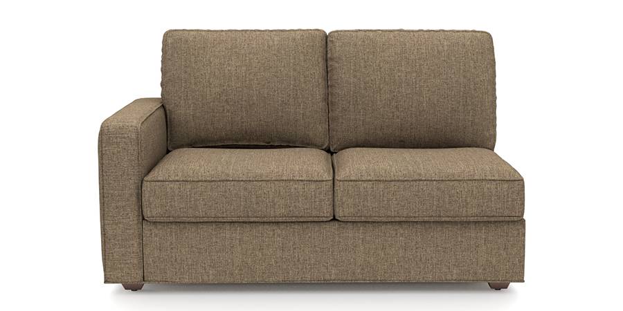 Apollo Sofa Set (Dune, Fabric Sofa Material, Regular Sofa Size, Soft Cushion Type, Sectional Sofa Type, Right Aligned 2 Seater Sofa Component, Regular Back Type, Regular Back Height) by Urban Ladder - Design 1 - 198238