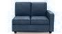 Apollo Sofa Set (Fabric Sofa Material, Regular Sofa Size, Soft Cushion Type, Sectional Sofa Type, Left Aligned 2 Seater Sofa Component, Lapis Blue, Regular Back Type, Regular Back Height) by Urban Ladder - Design 1 - 198250