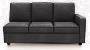 Apollo Sofa Set (Fabric Sofa Material, Regular Sofa Size, Soft Cushion Type, Sectional Sofa Type, Left Aligned 3 Seater Sofa Component, Pebble Grey, Regular Back Type, Regular Back Height) by Urban Ladder - Design 1 - 198556