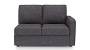 Apollo Sofa Set (Steel, Fabric Sofa Material, Regular Sofa Size, Soft Cushion Type, Sectional Sofa Type, Left Aligned 2 Seater Sofa Component) by Urban Ladder