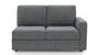 Apollo Sofa Set (Smoke, Fabric Sofa Material, Regular Sofa Size, Firm Cushion Type, Sectional Sofa Type, Left Aligned 2 Seater Sofa Component, Regular Back Type, Regular Back Height) by Urban Ladder - Design 1 - 198585