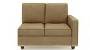 Apollo Sofa Set (Fabric Sofa Material, Regular Sofa Size, Soft Cushion Type, Sectional Sofa Type, Left Aligned 2 Seater Sofa Component, Fawn Velvet, Regular Back Type, Regular Back Height) by Urban Ladder - Design 1 - 198670