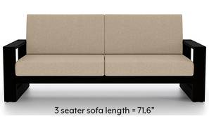 Savannah Wooden Sofa (Macadamia Brown)