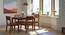 Catria 4 Seater Dining Table (Teak Finish) by Urban Ladder - Design 1 Full View - 200673
