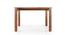 Catria 4 Seater Dining Table (Teak Finish) by Urban Ladder - Cross View Design 1 - 200675