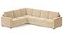 Apollo Sofa Set (Fabric Sofa Material, Compact Sofa Size, Firm Cushion Type, Corner Sofa Type, Corner Master Sofa Component, Birch Beige) by Urban Ladder