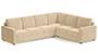 Apollo Sofa Set (Fabric Sofa Material, Compact Sofa Size, Soft Cushion Type, Corner Sofa Type, Corner Master Sofa Component, Birch Beige) by Urban Ladder