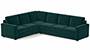 Apollo Sofa Set (Fabric Sofa Material, Compact Sofa Size, Malibu, Soft Cushion Type, Corner Sofa Type, Corner Master Sofa Component) by Urban Ladder