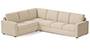 Apollo Sofa Set (Pearl, Fabric Sofa Material, Compact Sofa Size, Firm Cushion Type, Corner Sofa Type, Corner Master Sofa Component) by Urban Ladder